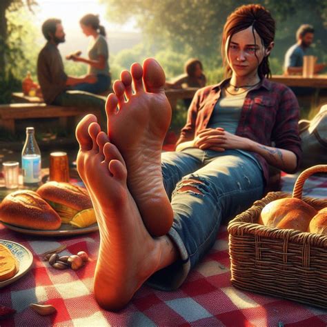 The Last Of Us Ellie Feet By Solejob On Deviantart