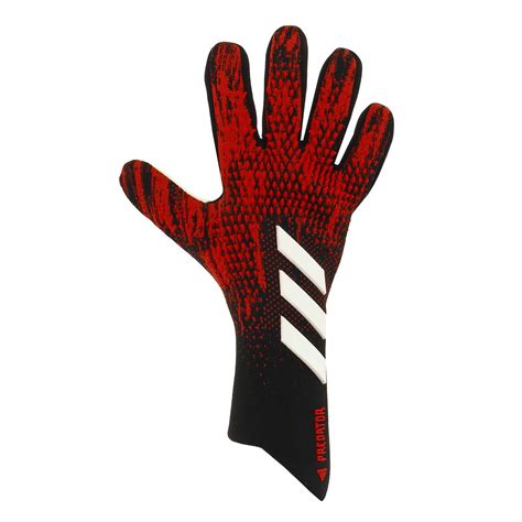 Guantes Adidas Predator Pro Rojos Y Negros Futbolmania