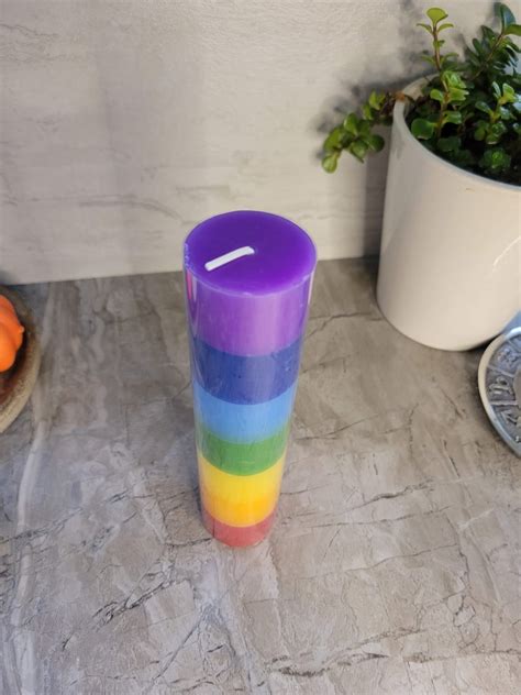 Seven Chakras Layered Candle Chakra Meditation Candles Etsy