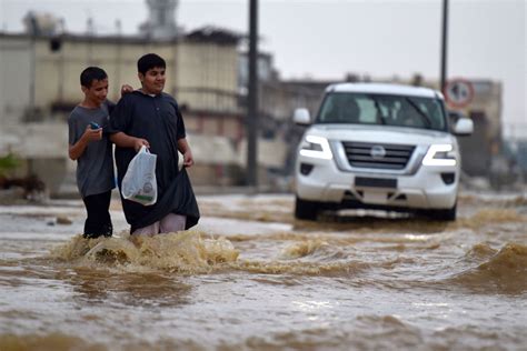 Heavy Rains Hailstorms Hit Large Parts Of Saudi Arabia Bringing