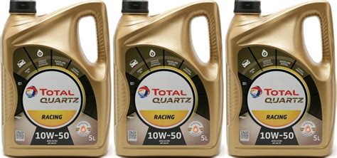 Total Quartz Racing 10W 50 Motoröl 3x 5 15 Liter SAE 10W 50 PKW