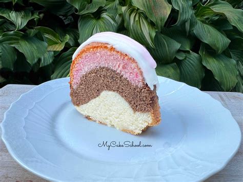 Neapolitan Pound Cake My Cake School