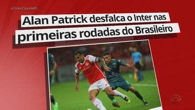 Globo Esporte RS Alan Patrick tem lesão muscular e desfalca o Inter