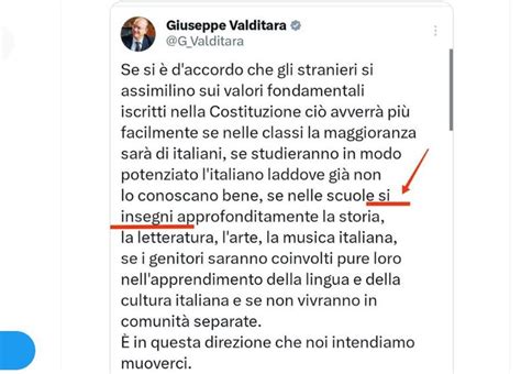 Valditara La Maggioranza Degli Alunni In Classe Sia Italiana Il