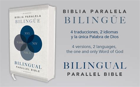 NIV NVI NASB NBLA Bilingual Parallel Bible Hardcover Comfort Print