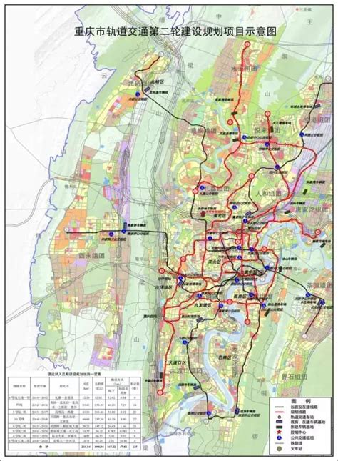 重庆轨道交通第三轮建设规划获批，四号线二期、五号线支线都在