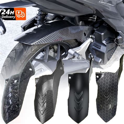 Motorcycle Carbon Rear Tire Hugger Honda Click I I For Motorcycle