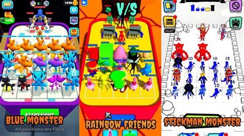 Merge Master Stick Man Hero Battle Vs Merge Master Blue Monster Vs