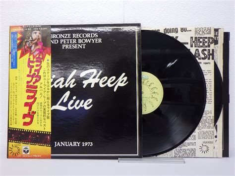 【傷や汚れあり】lp レコード 帯 2枚組 Uriah Heep Live ユーライア ヒープ ライヴ 【 E 】 D12939zの落札情報