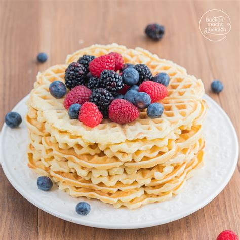 Waffeln Das Beste Grundrezept Backen Macht Glücklich