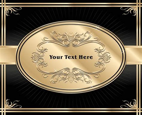 Vintage Gold frame design — Stock Vector © Donnay #11803894