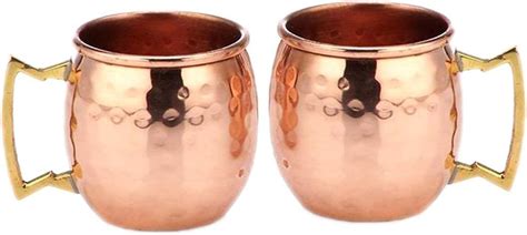 Amazon Buddha4all 2 Oz Solid Copper Mini Moscow Mule Shot Mug Set