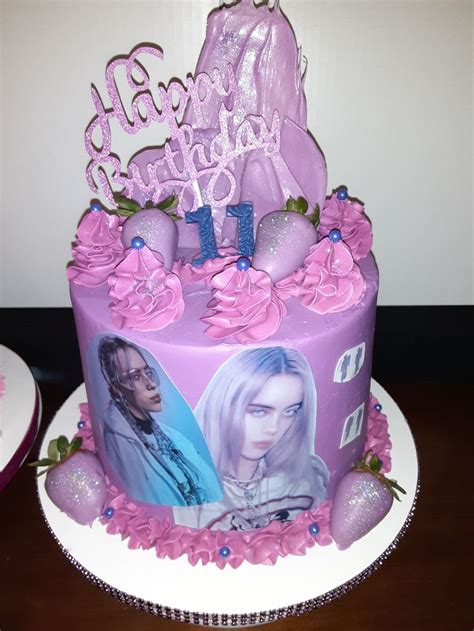 My Creation Billie Eilish Cake Birthday Cake Billy Eilish Billie Eilish Birthday Cute