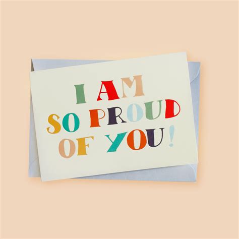 So Proud Of You Congratulations Card Annie Dornan Smith Illustrated Stationery And Paper Goods