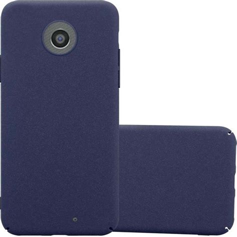 Cadorabo Hoesje Voor Motorola MOTO G2 In FROSTY BLAUW Hard Case