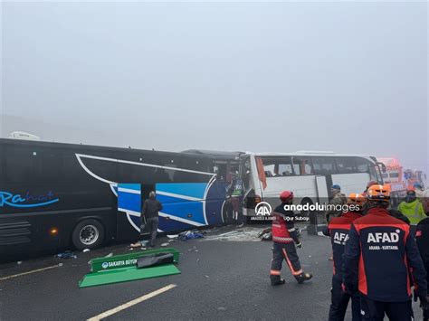 Kuzey Marmara Otoyolu nda zincirleme kazada 10 kişi öldü 59 kişi