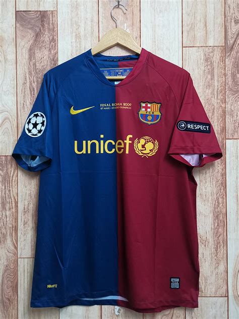 Vintage Uefa Messi Jersey Barcelona Jersey Home Etsy