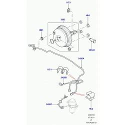 Maître cylindre et servo frein pour LAND ROVER Range Rover Sport sur