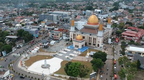 Drone View Masjid Agung Kota Sukabumi Youtube