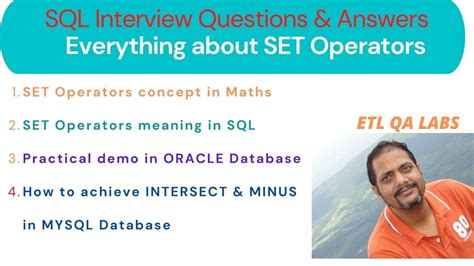 Etl Testing Set Operators In Sql All You Need To Know About Set Operators In Sql Youtube