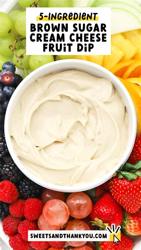 Best Fruit Dip Recipe Easy 3 Ingredient Cream Cheese Fruit Dip Recipe