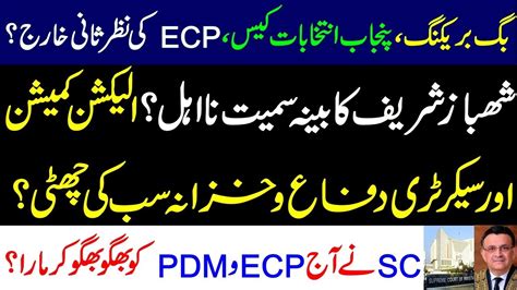 Big Breaking Punjab Elections Case SC Dismissed ECP Review Petition