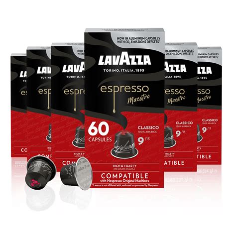 60 Pack Lavazza Espresso Maestro Coffee Capsules Various