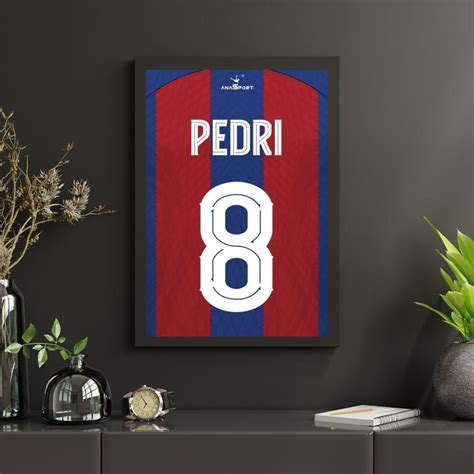 Pedri Poster Fc Barcelona Poster Minimalist Pedri Print Art Office