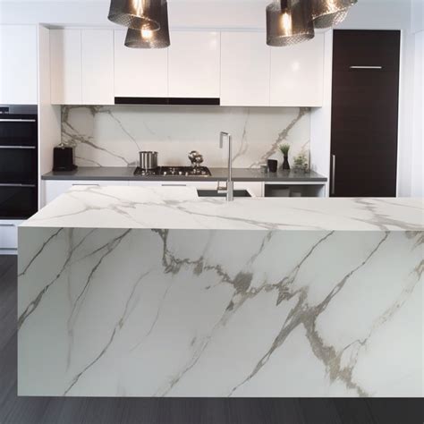 Plan De Travail Quartz Blanc Calacatta Ultra