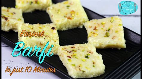 Easy Milk Burfi Recipe Easy Dessert Recipe Milk Powder Burfi