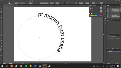 Cara Membuat Tulisan Melingkar Di Illustrator Resmiin