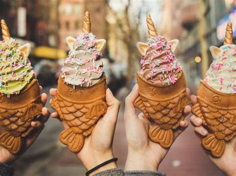 Taiyaki Will Bring Its Fish Shaped Ice Cream Cones To Flushing