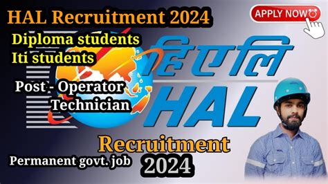 Hal Recruitment Diplomajobvacancy Freshers Govtjobs Youtube