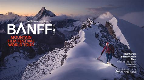 Banff Mountain Film Festival World Tour New Zealand Alpine Club