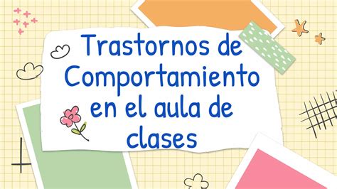 Problemas De Conductas En Ni Os De Primera Infancia Pptx