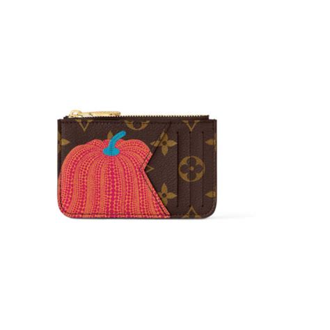 Louis Vuitton Lv X Yk Porte Carte Simple Pumpkin Printlouis Vuitton Lv X Yk Porte Carte Simple