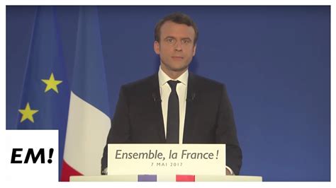 Déclaration Officielle Demmanuel Macron Youtube