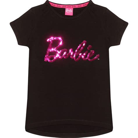 Popgear Barbie Text Logo Camiseta Reversible Con Lentejuelas Para Ni As