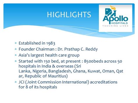 Apollo Hospital Brand Legacy Mission Vision Strategies For Expan