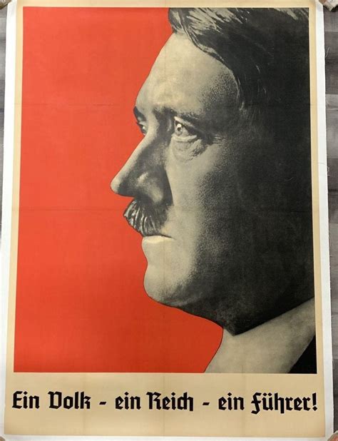 Adolf Hitler Poster Ein Volk Ein Reich Ein Fuhrer