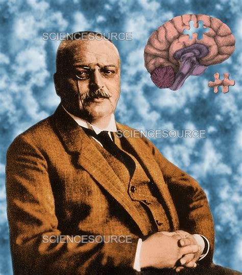 Alois Alzheimer And Puzzle Brain Stock Image Science Source Images