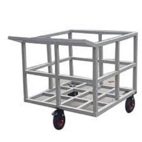 Mild Steel Material Handling Trolley For Industrial Load Capacity