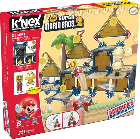 K Nex KNex Super Mario Desert Building Set By Amazon Es Juguetes Y Juegos