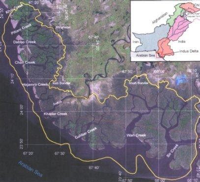 A view of Indus River Delta. Source: [3] | Download Scientific Diagram