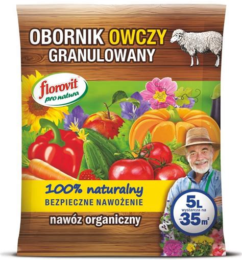 Obornik OWCZY granulowany 5L FLOROVIT Nawóz naturalny organiczny