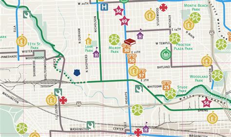 Bike Trails Houston Map