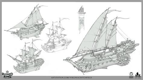 ArtStation Ruined King Bilgewater Virginia Critchfield Boat