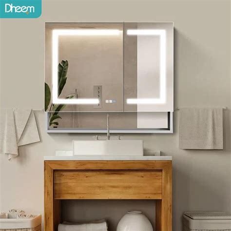 Supply Illuminated led bathroom mirror cabinet Wholesale Factory - Dheem