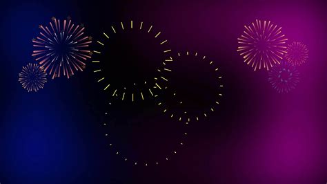 2d fireworks animated background with liquid gradient background ...