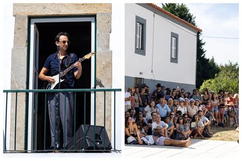 Vodafone Paredes de Coura Samuel Úria deu concerto surpresa à janela